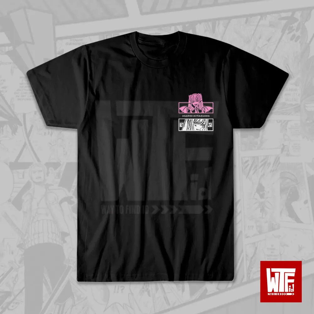 Фото WTF.ID Marin Kitagawa Sono Bisque Doll wa Koi wo Suru Kaos Аниме Футболка/100 Streetwear Wibu №2