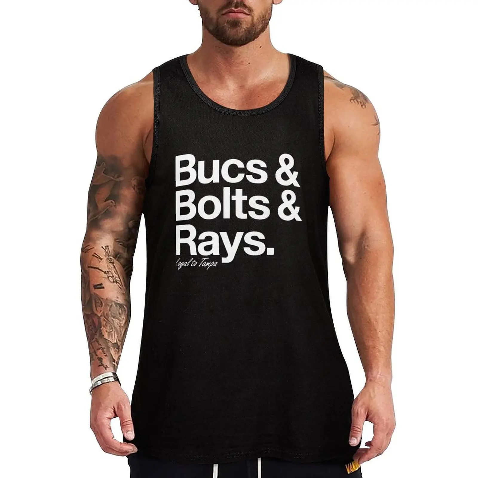 Loyal to Tampa - Bucs Bolts Rays Tank Top Мужская летняя футболка для бодибилдинга мужская одежда