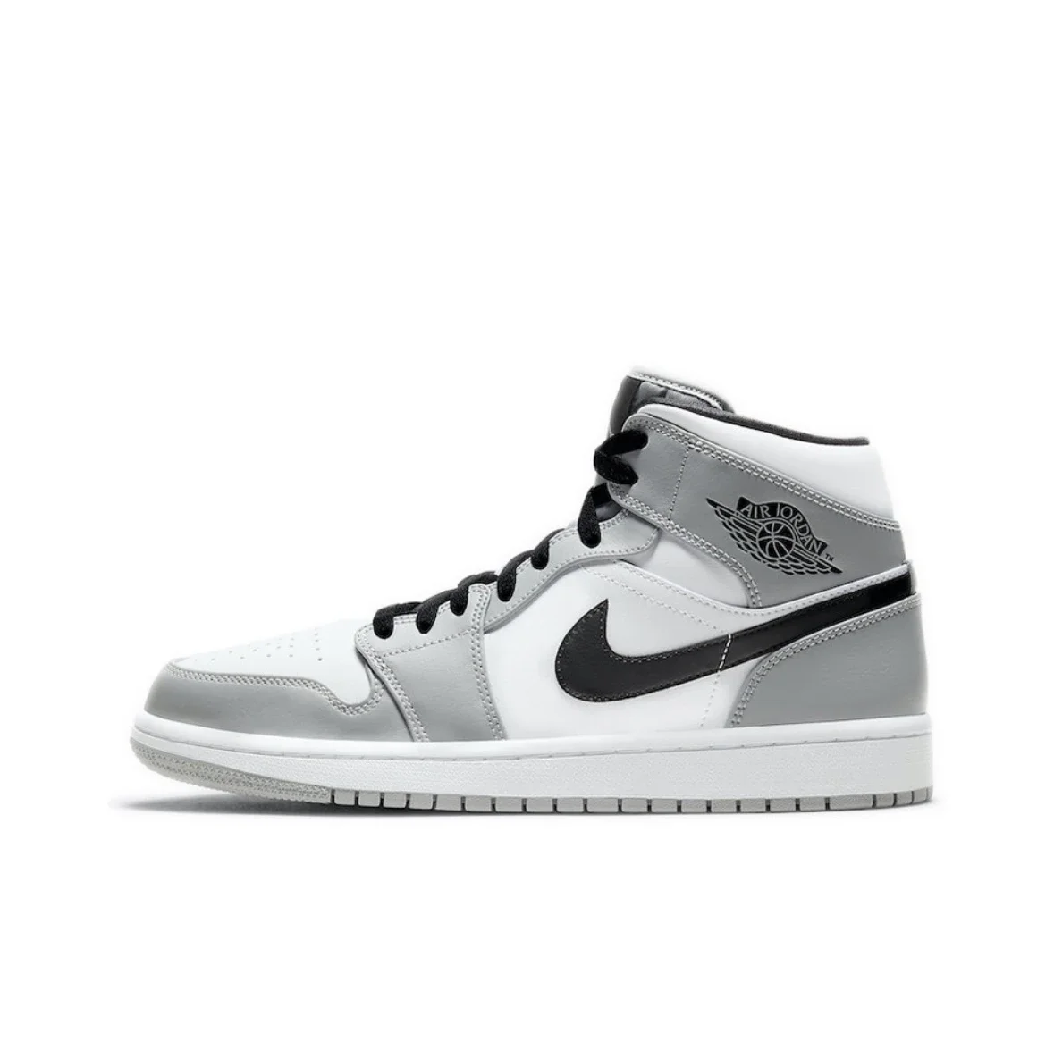 Оригинальные баскетбольные кроссовки Air Jordan 1, ретро, средние светло-дымчатые, серые, для мужчин и женщин, классические спортивные кроссовки на открытом воздухе