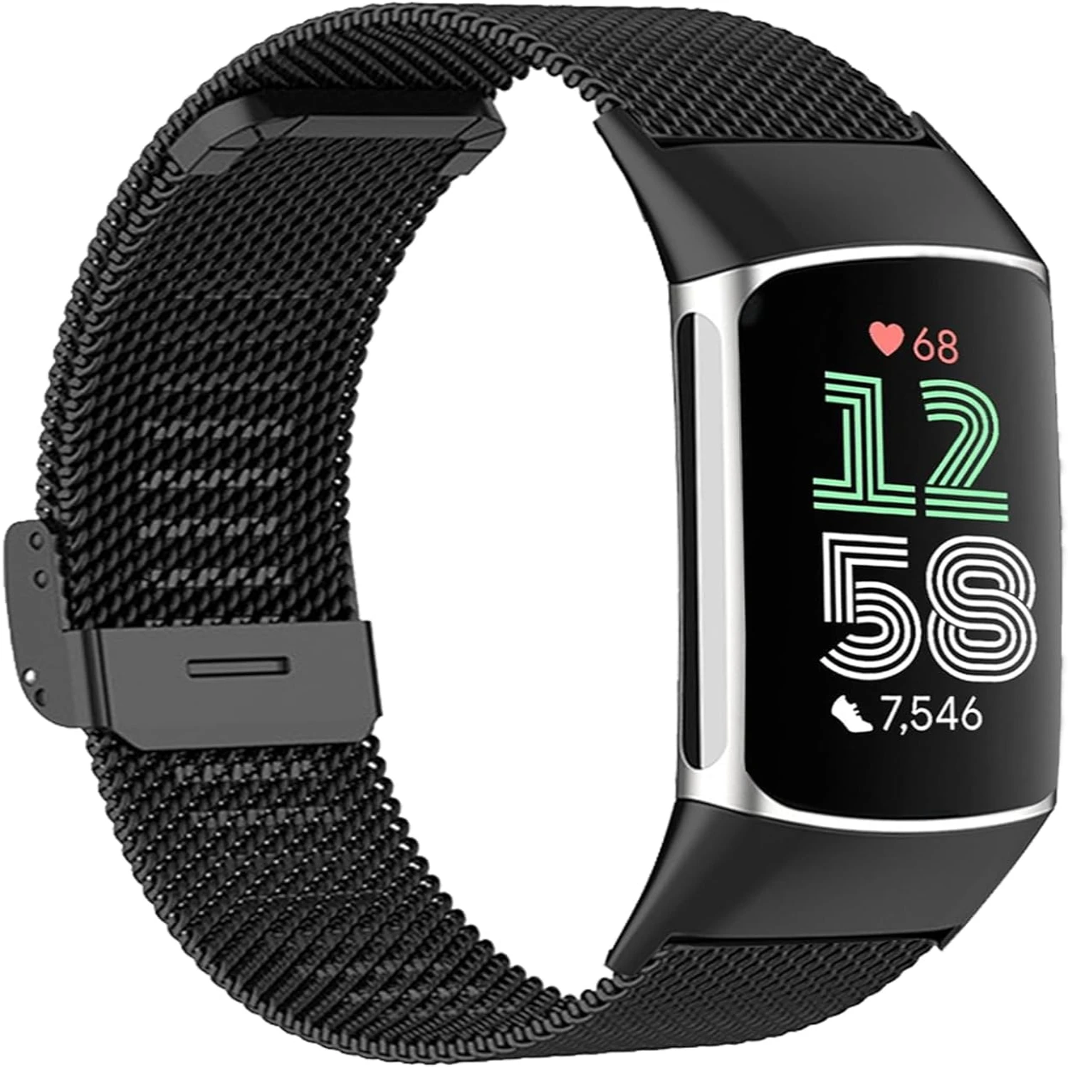 Обновите свой Fitbit Charge 5 с помощью высококачественных прочных браслетов из нержавеющей стали-достигайте стильных целей фитнеса с глянцевыми, универсальными А