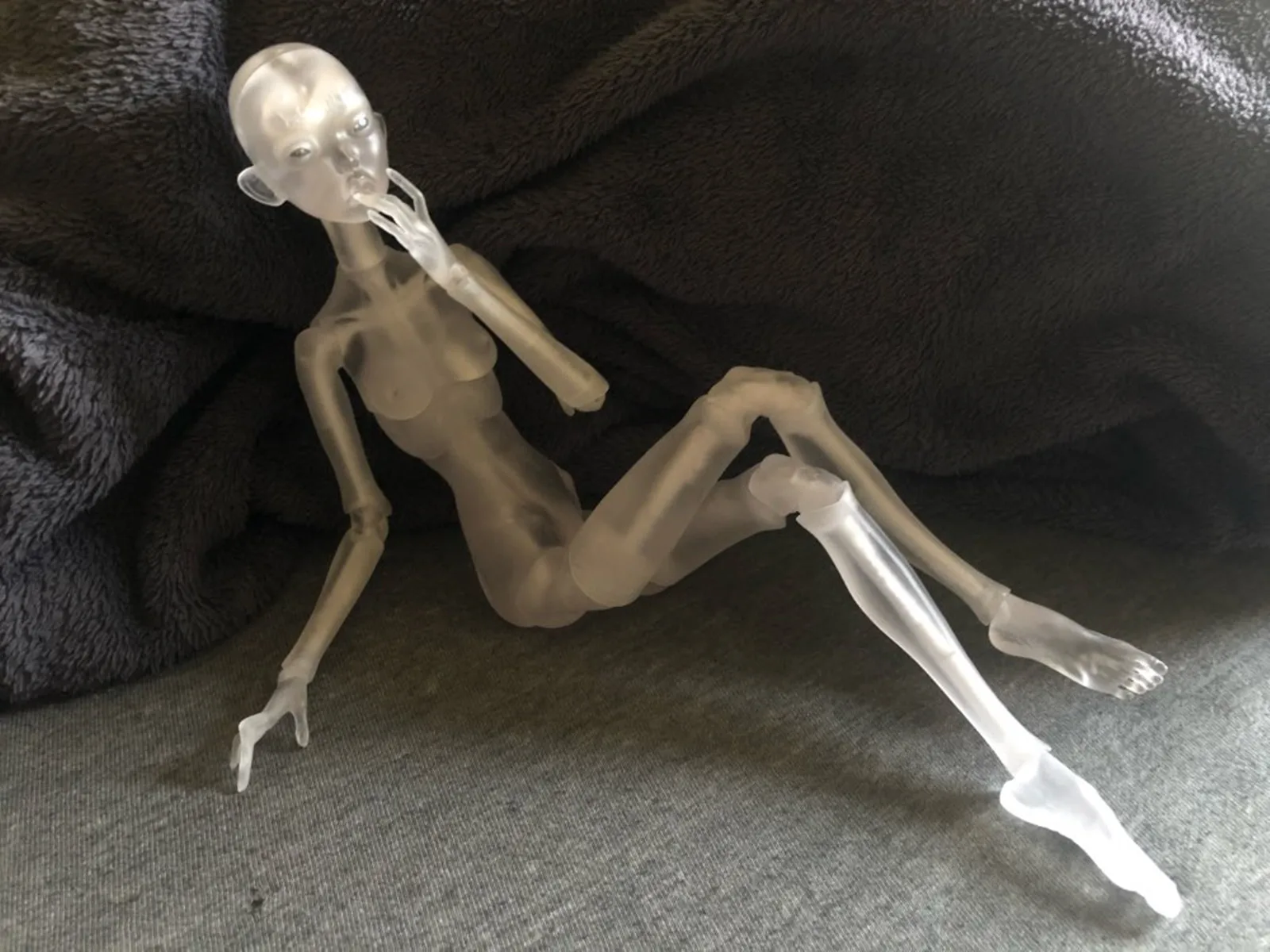 Новинка, Высококачественная кукла dollhua BJD, прозрачная шарнирная кукла для сестры, полимерная богиня, макияж пятен (art.: 3920bd029423d) - 3920bd029423d