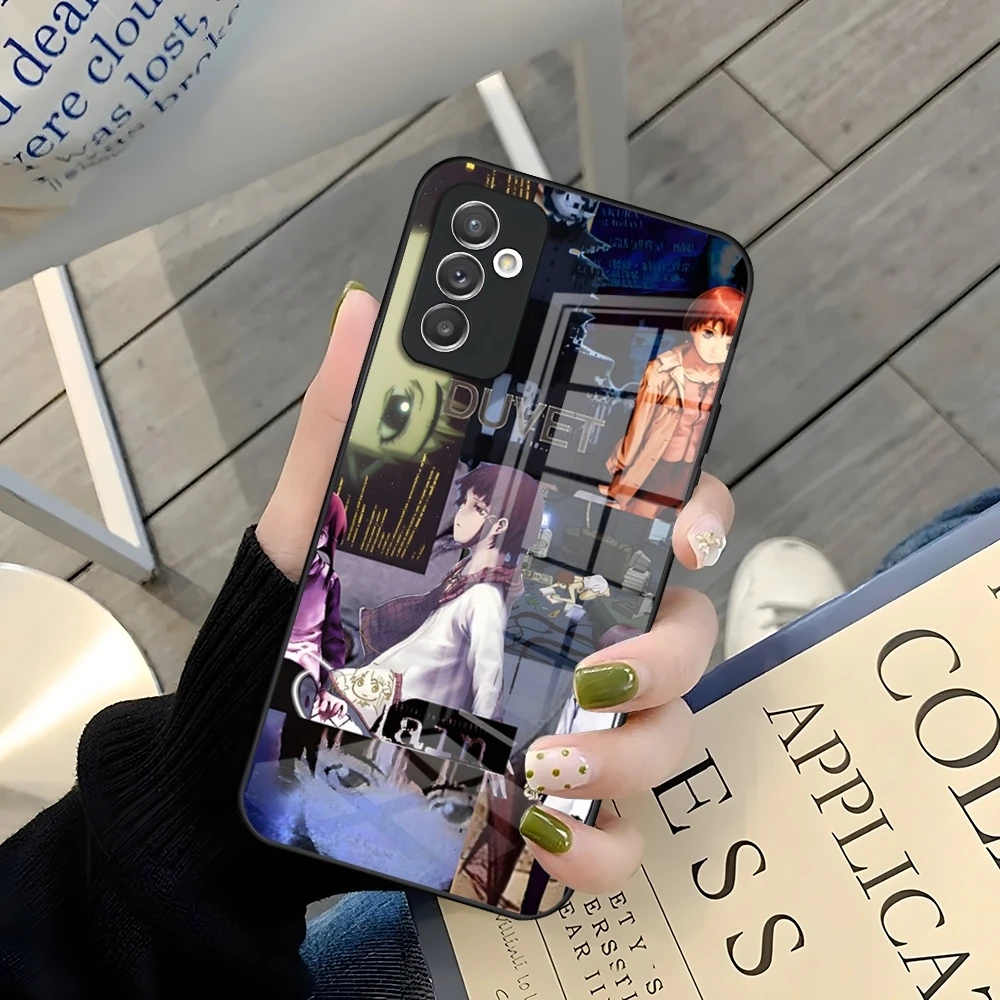 Фото Чехол для телефона Serial Experiments Lain для Samsung A52 A71 A21 A54 A20 A53 Galaxy S24 S21 S23 S22 Glass Cover №4
