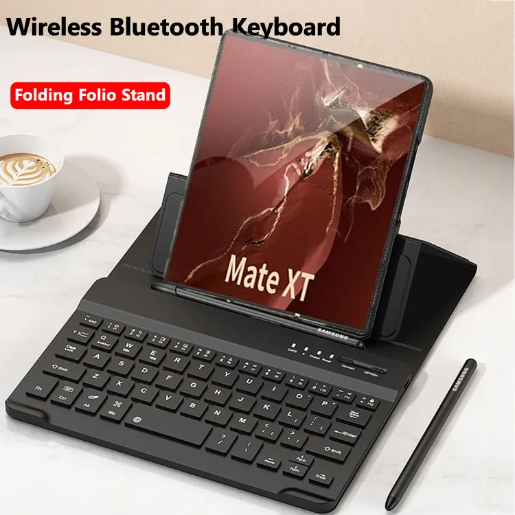 Чехол с клавиатурой для Huawei Mate XT MateX5 X3 MateX3 Mate Xs 2 Mate X2, съемный защитный чехол Magentic для беспроводной клавиатуры