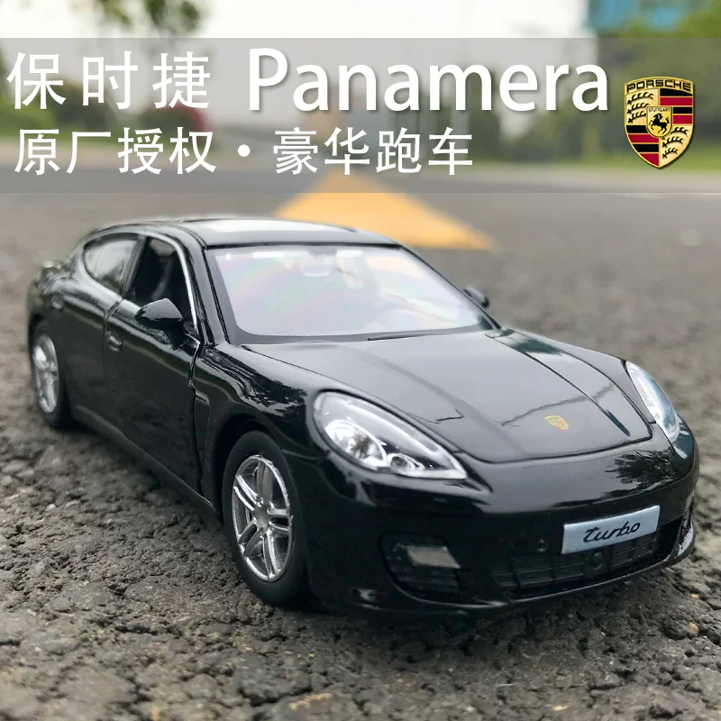 1:36 Porsche Panamera Высокая имитационная модель автомобиля из сплава, литая под давлением модель автомобиля с откатным механизмом, игрушки для детей, коллекция подарков на день рождения и праздник