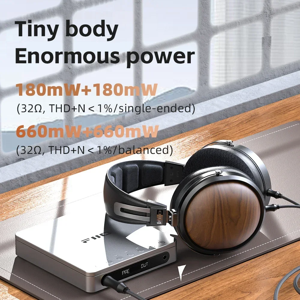 Фото Многофункциональный портативный стереофонический CD-плеер Fiio Dm13 с длительным аккумулятором, поддерживает USB-распылитель, оптический/коаксиальный/3,5 мм/4,4 мм №4