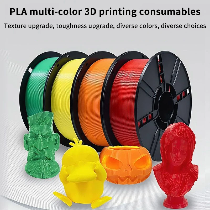 Нить PLA Plus 1 кг (2,2 фунта) 1,75 мм PLA + 3D-принтер Материал FDM Высококачественный материал для студии