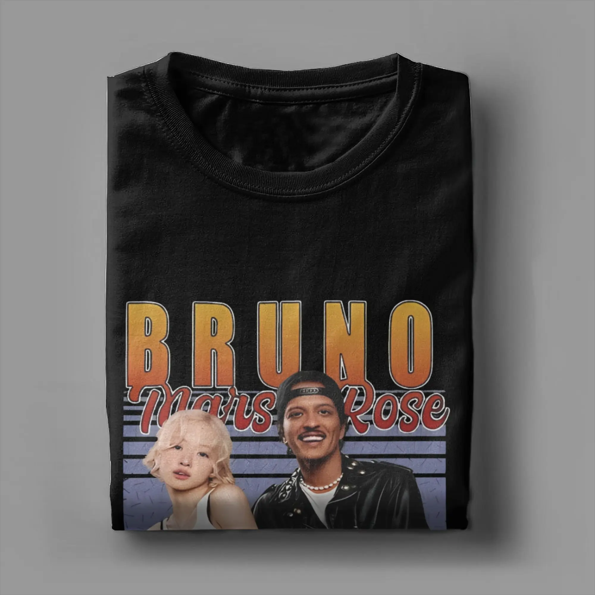 Фото Retro Apt Rose bruno mars  Graphic Printing T Shirts Men Women  Cotton  Tee Shirt Clothes №3