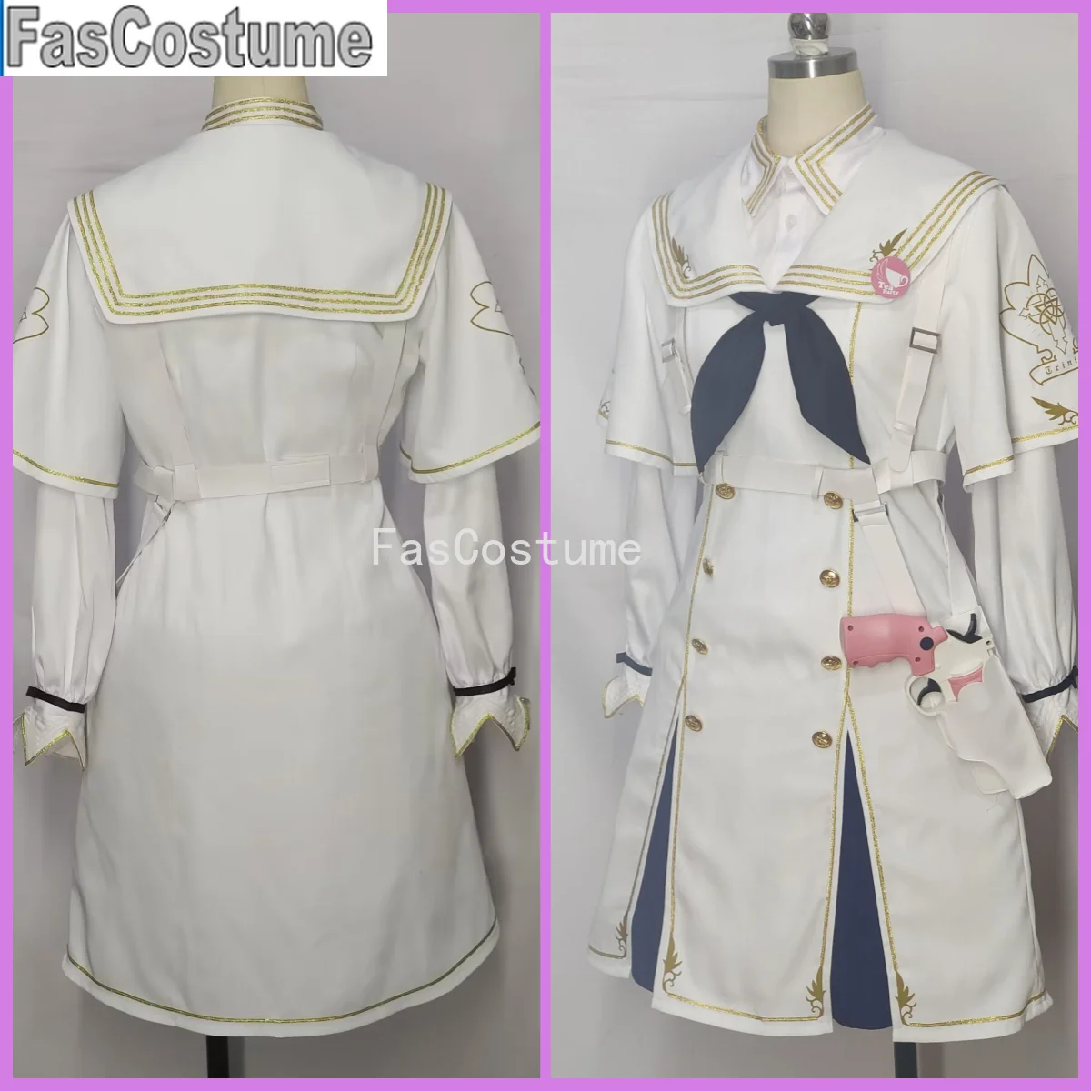 FasCostume аниме синий архив Кириудзи Нагиса игровой костюм косплей костюм прекрасная униформа Хэллоуин вечерние наряд для ролевых игр любой размер