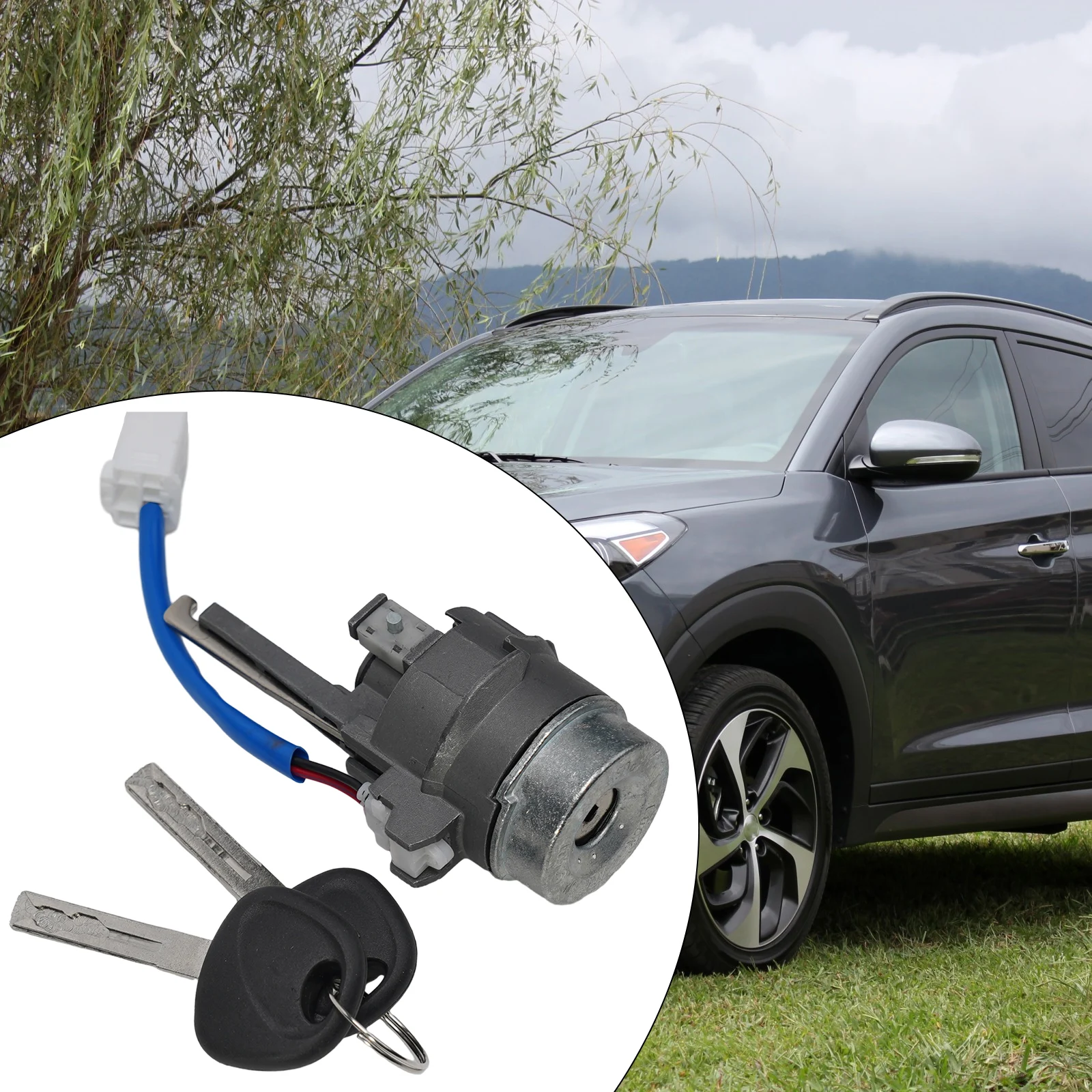 1x цилиндр замка зажигания для Tucson 81900-2SE00, правильный разъем, прямая установка для Hyundai, пластик, высококачественный, новый