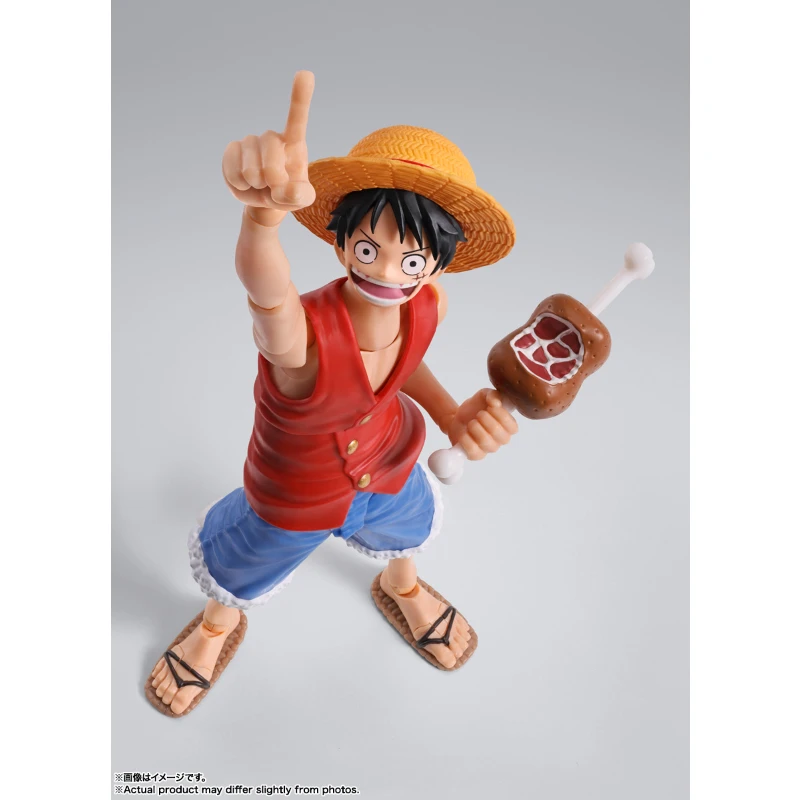 Фото Оригинальная модель 100% Bandai S.H. Фигуртс SHF цельная Обезьяна D Luffy Романтика рассвет аниме экшн-Фигурки игрушки коллекционер моделей №3