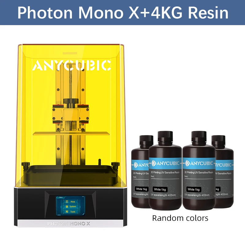 3D-принтер Photon Mono X, 8,9 дюйма, 4K, монохромный, с ЖК-дисплеем