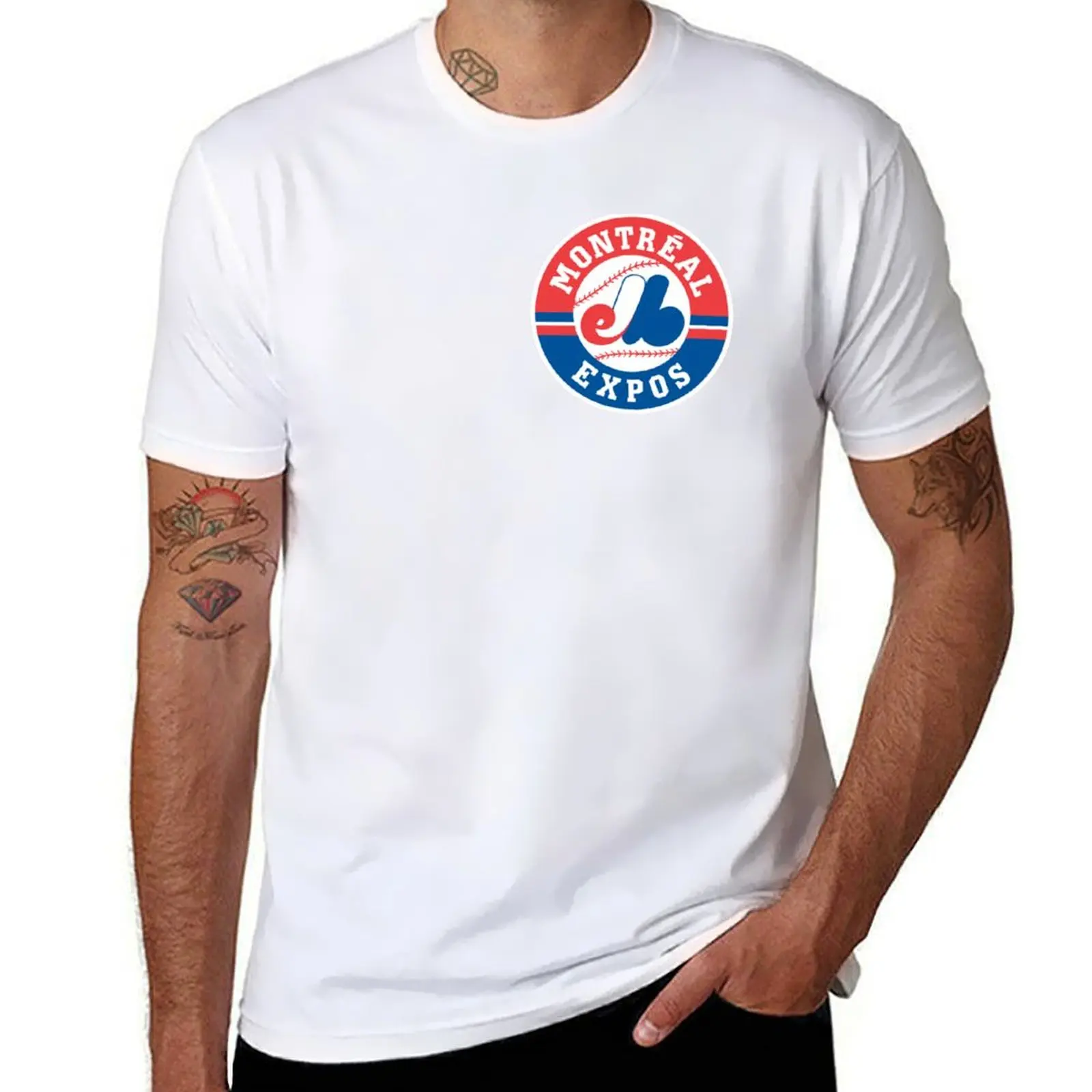 Футболка Montreal Expos, мужские футболки для мужчин, мужская футболка из 100% хлопка