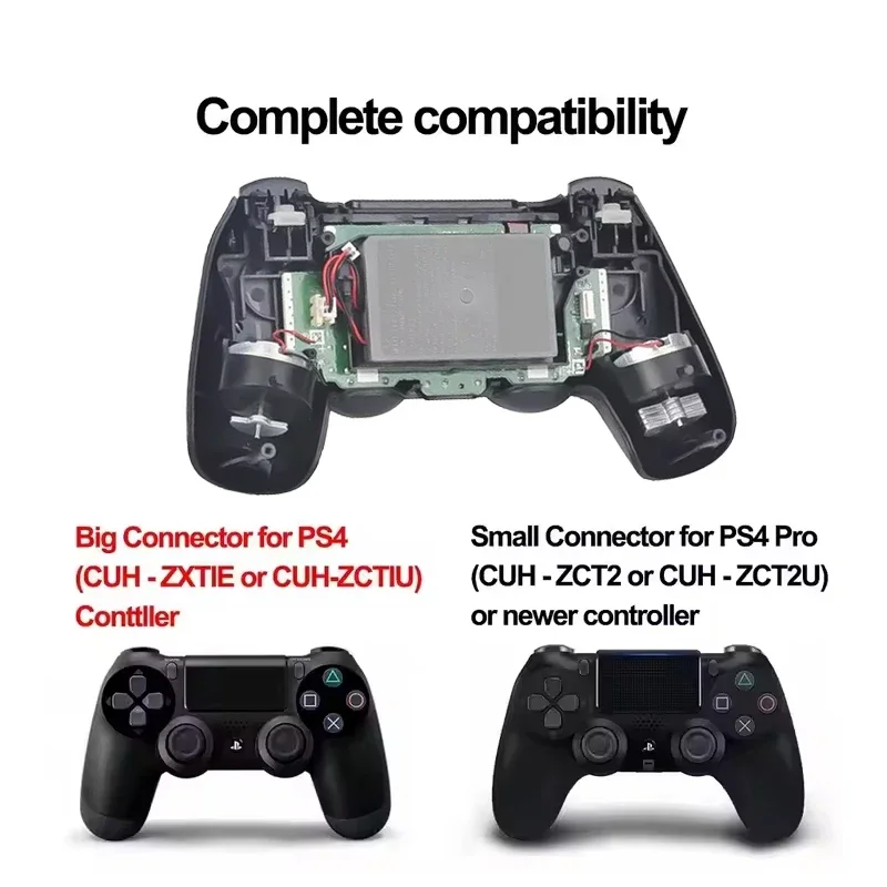 Контроллер Playstation GamePad, 1000 мАч, сменный аккумулятор для SONY PS4/PS4 Pro, имеет два разъема 3,5 мм и 4,5 мм.