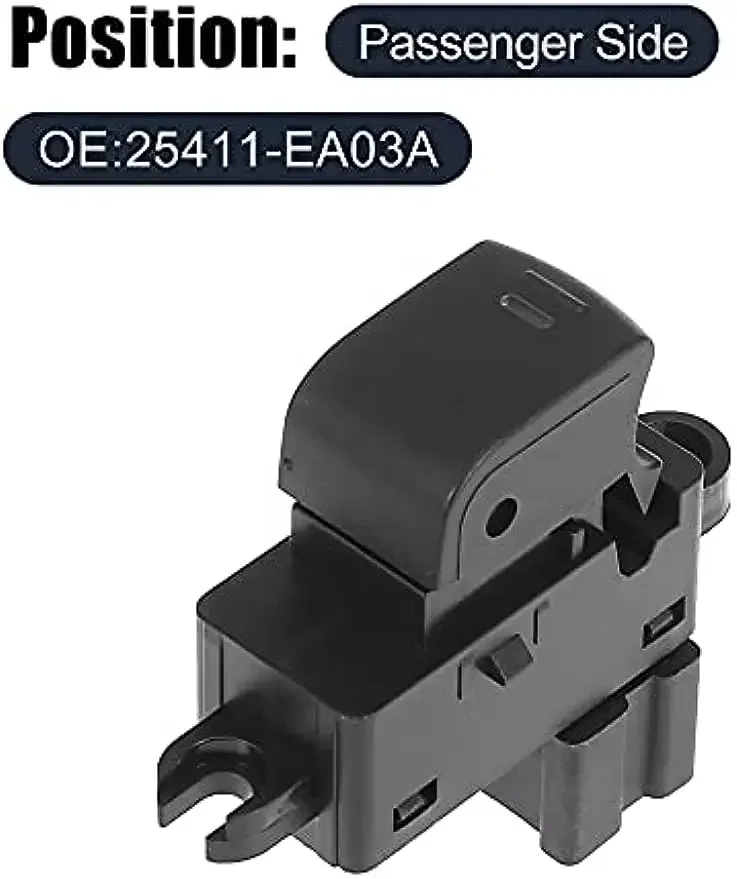 Кнопка переключения электростеклоподъемника 25411EA0 3A для NISSAN FRONTIER 2005-2018, PATHFINDER 2005-2012, XTERRA 2006-2015