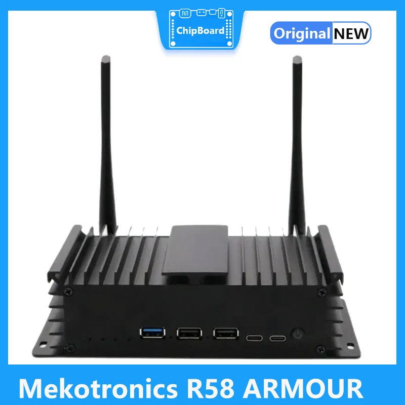 Mekotronics R58 ARMOUR, 8K Ultra HD медиаплеер, Edge устройство (реальный 8K выход, 7680*4320, HDMI 2,1, 12 Гбит/с)