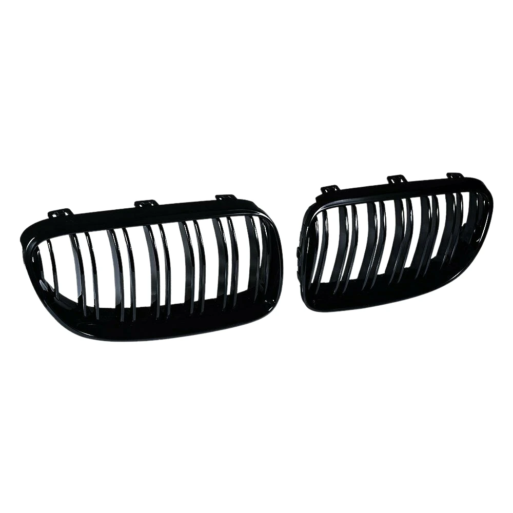 2X глянцевая черная передняя решетка для BMW E92 E93 3-Series 328I 335I Coupe LCI 2011-2013