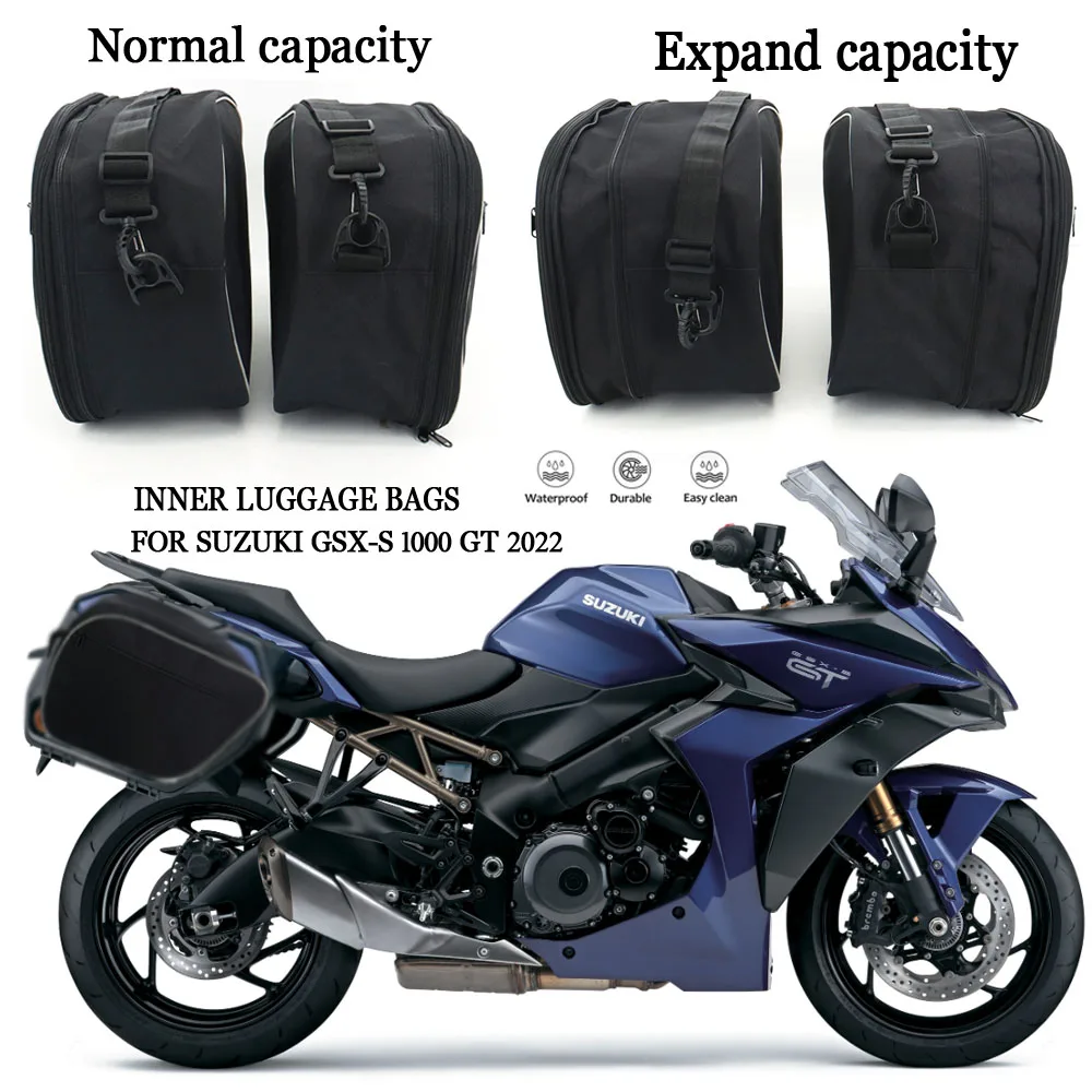 Для Suzuki GSX-S 1000 GT 2022 Внутренние Сумки для пластиковых боковых панелей Чехлы аксессуары для мотоциклов GSX-S 1000GT