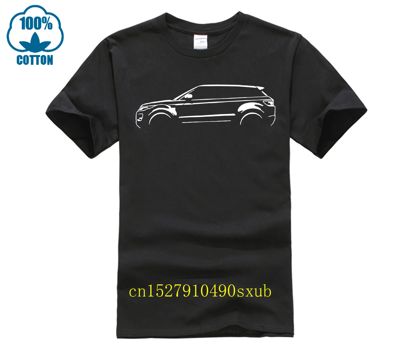 Высококачественная футболка в стиле автомобиля Range Rover Evoque LandRover
