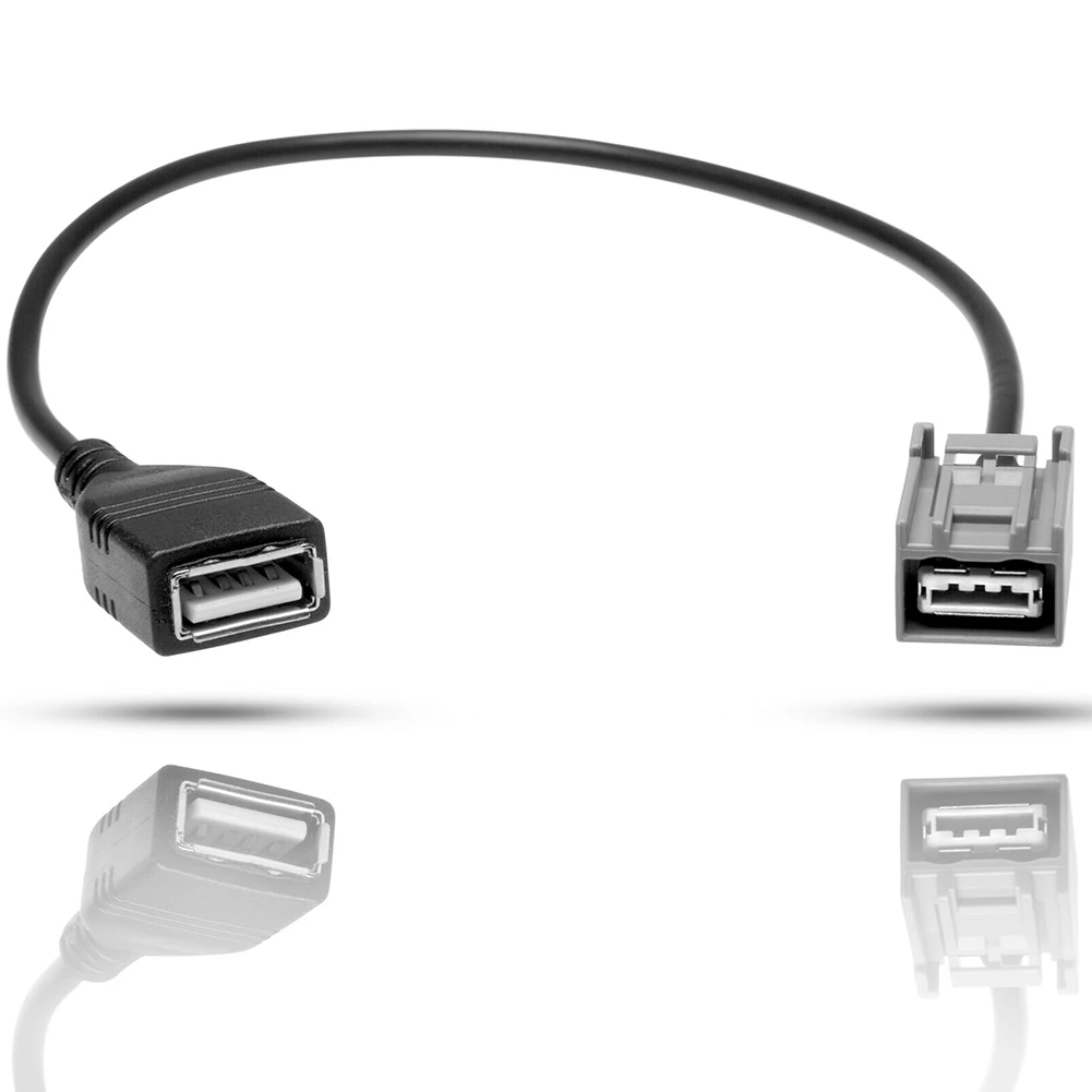 Гнездовой Кабель USB порт 60 см для Jazz для Odyssey чтения флэш-накопителей USB AUX адаптер Порт черный заряжает устройство
