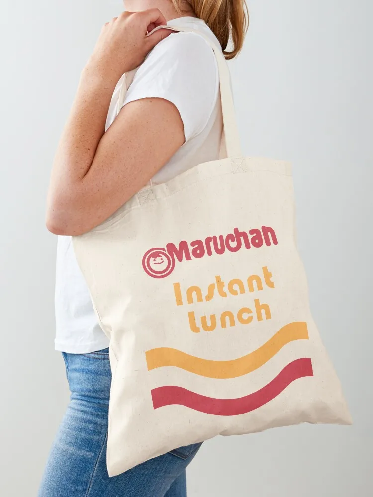 Фото Maruchan Instant Lunch Tote Bag сумка для покупок с логотипом Женские сумки женская сумка Холст для женщин №2
