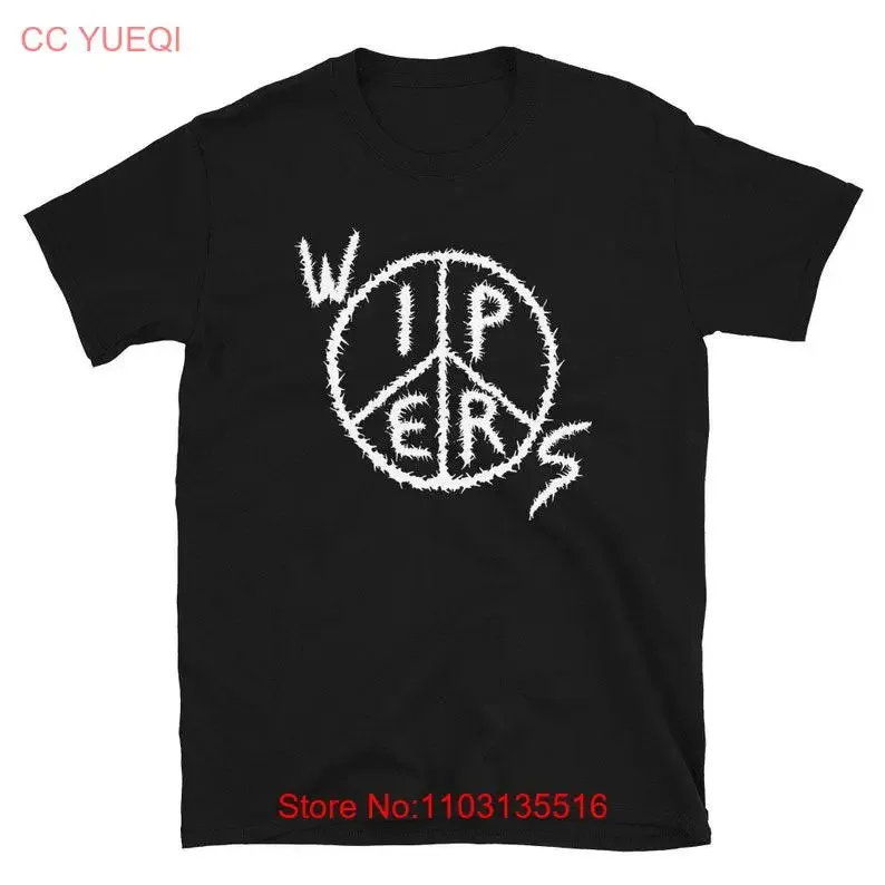 Футболка Wipers в готическом стиле Deathrock Goth Post Punk Music, винтажная стираная повседневная мягкая домашняя модельерская одежда с графикой