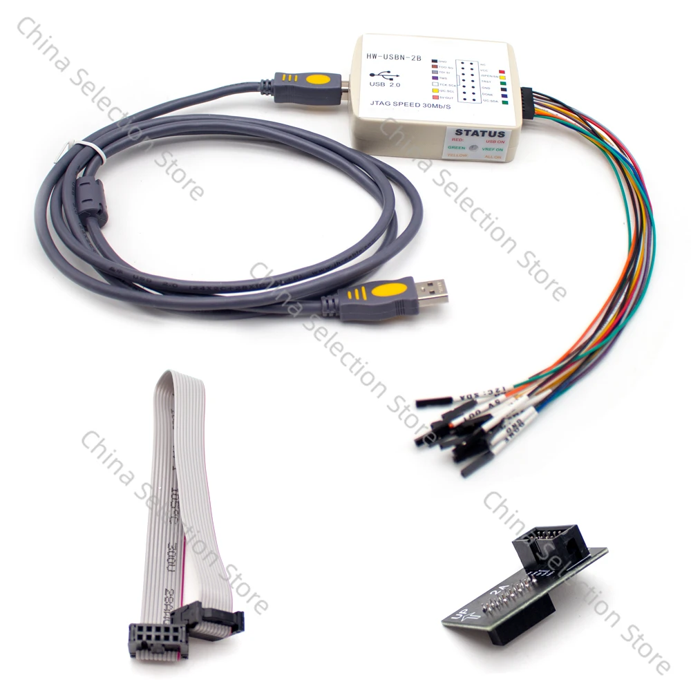 Lattice Downloader Высокоскоростной программатор HW-USBN-2B Fpga Simulator Ispdown Burner 30 Мбит/с I2C Горение Два канала