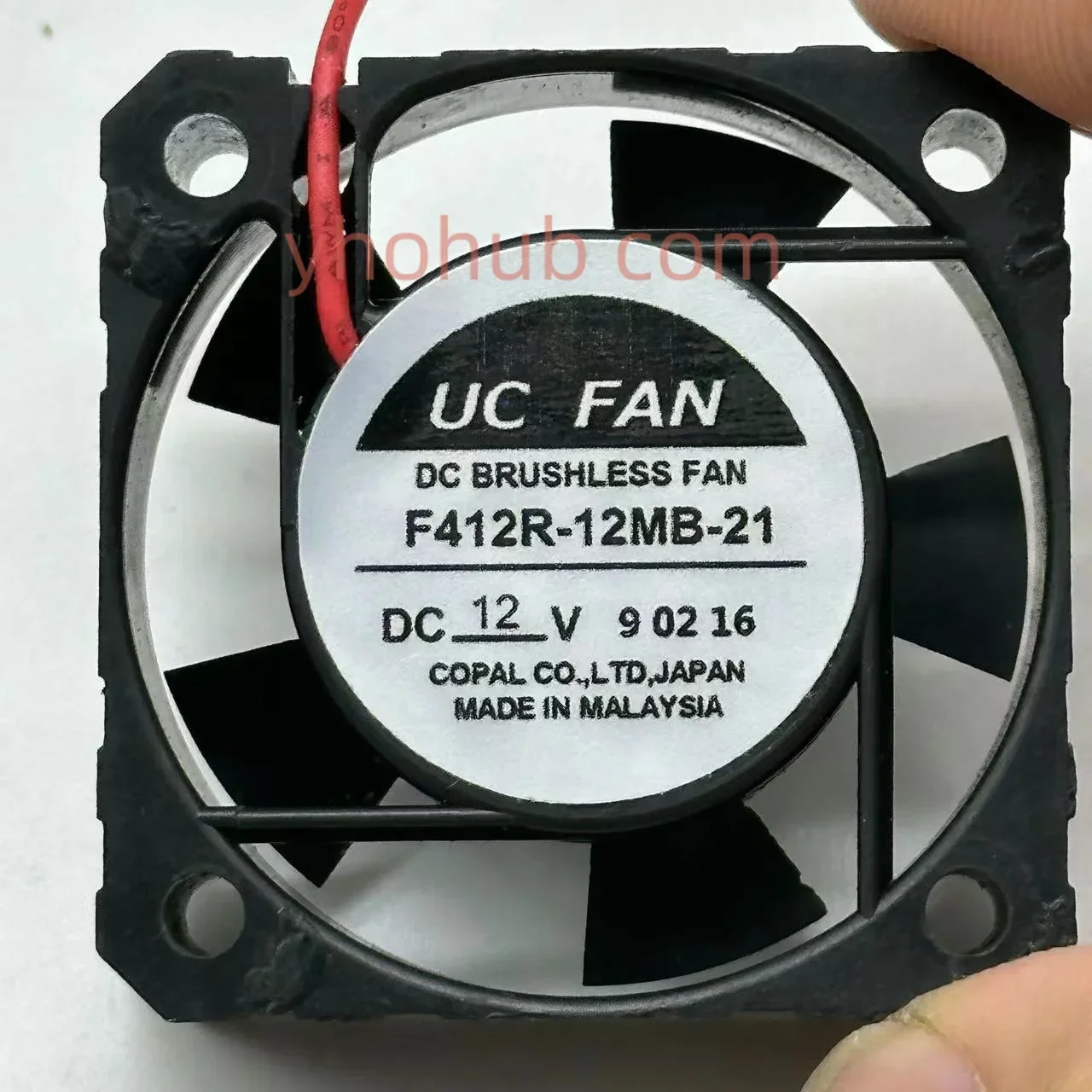 Фото UC FAN F412R-12MB-21 DC 12 В 40x40x12 мм 2-проводной охлаждающий вентилятор для сервера №3
