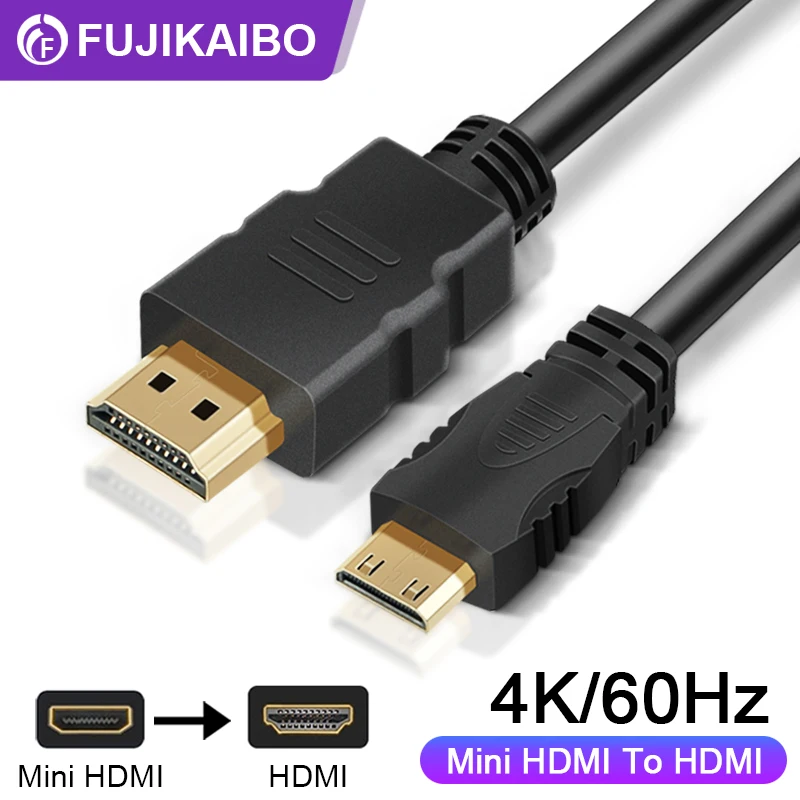 4K 60 Гц Mini HDMI-совместимый кабель-адаптер HDMI для ПК ТВ-приставки монитора ноутбука видеокарты PS3 PS4 конвертер кабеля