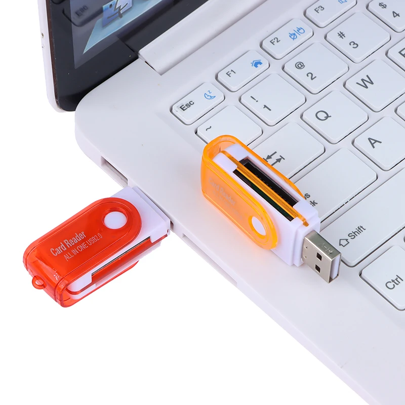 Фото Подходит для компьютера Android Φ 4 в 1 USB устройство для чтения карт памяти USB 2,0 для SD Micro SD TF MS M2 адаптер для карт №3