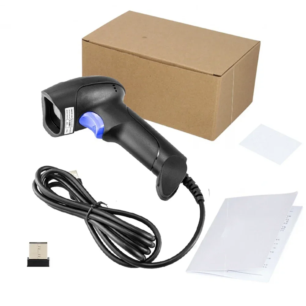 Фото Проводной 2D-сканер штрих-кода и беспроводной считыватель штрих-кодов L8BL-W Blueooth QR PDF417 с автоматическим распознаванием для сканирования Pos №4