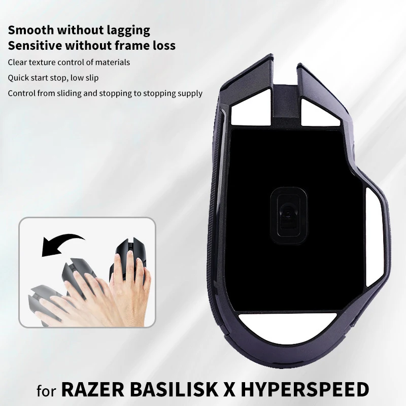 Коврики для мыши противоскользящие для RAZER BASILISK X HYPERSPEED, 1 комплект