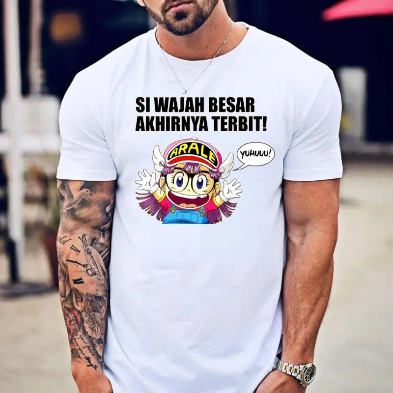 Мужская футболка с коротким рукавом Dr Slump Robot из 100% хлопка, с круглым вырезом (art.: 3920c65b03481) - 3920c65b03481