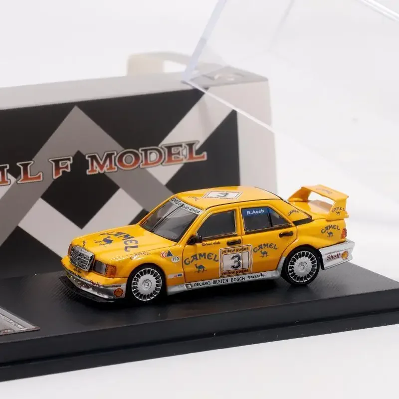 Фото LMLF 1:64 Benz 190E W201 2,5-16 Evolution Red Pig Моделирование сплава Премиум Литая под давлением модель автомобиля игрушки собирать подарок №5