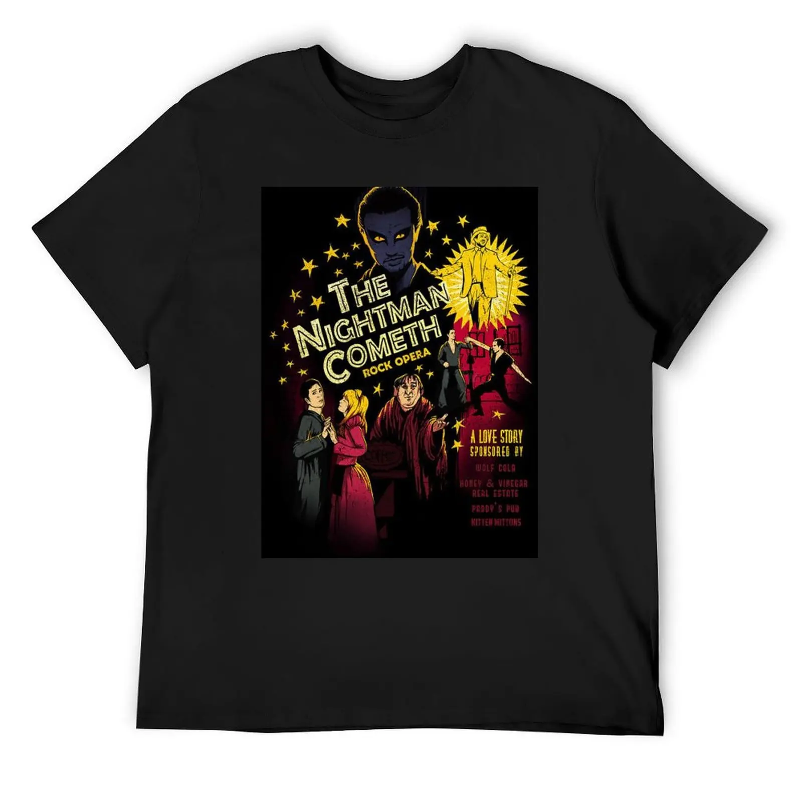 Футболка The Nightman Cometh, новое издание, белые рубашки с рисунком для мальчиков, черные футболки для мужчин