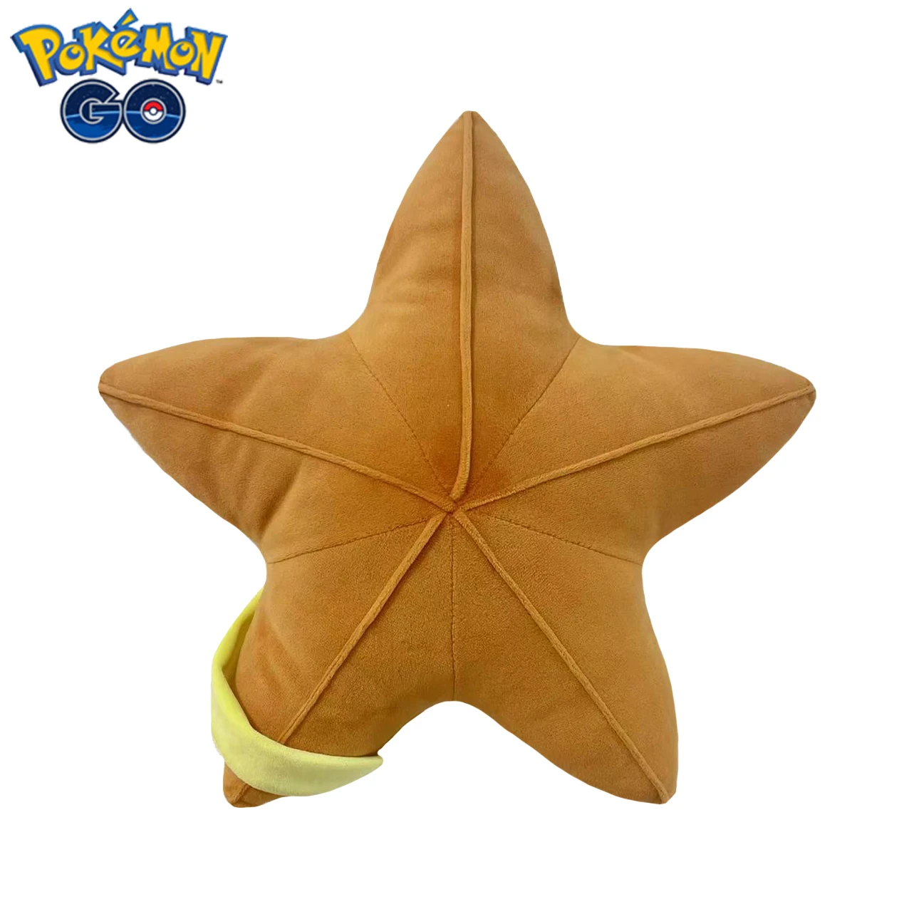 Фото Новая плюшевая игрушка Pokémon Staryu, коллекционная аниме-персонаж Staryu, куклы 30 см, каваи, Покемон Staryu, мягкая подушка, подарки на день рождения №2