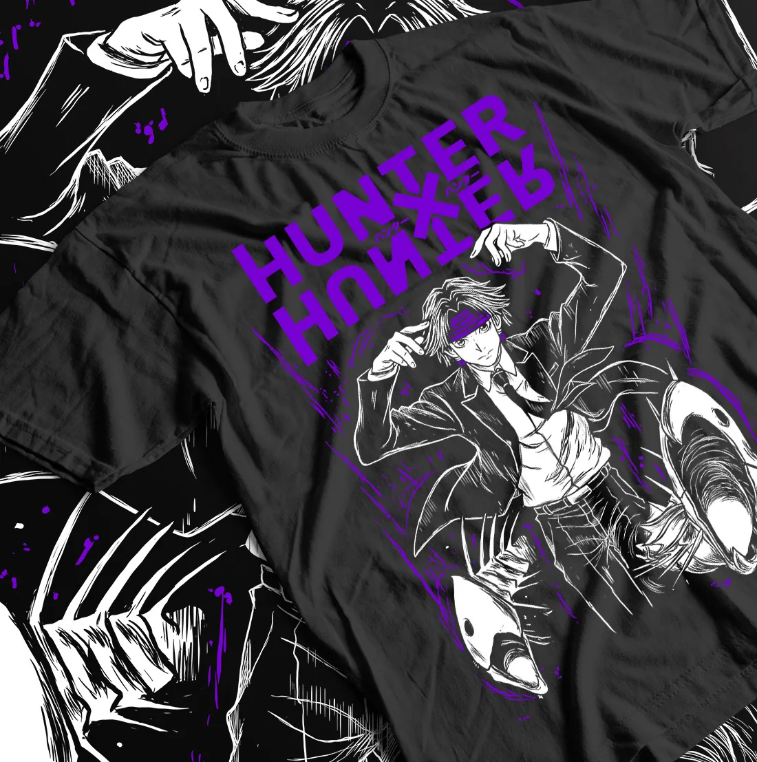 Hunter X Hunter Chrollo Lucilfer футболка HXH аниме графическая футболка все размеры