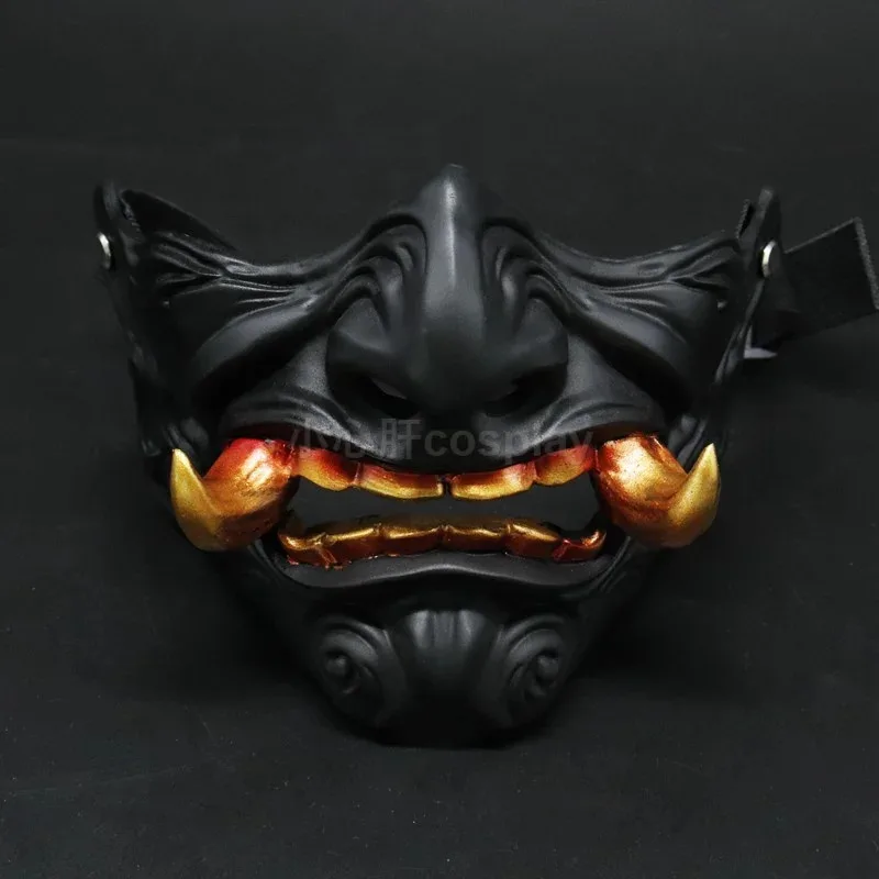 Маска для косплея Cy Demon Fangya Prajna, маска ужасов ужасов «Дьявол Они» на Хэллоуин, маски для лица из твердой смолы, вечерние маски унисекс для взрослых Pr