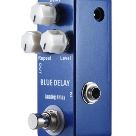 Фото Moskyaudio Blue Delay для гитары, эта педаль — мини-версия Mad Professor Deep Blue Delay №3