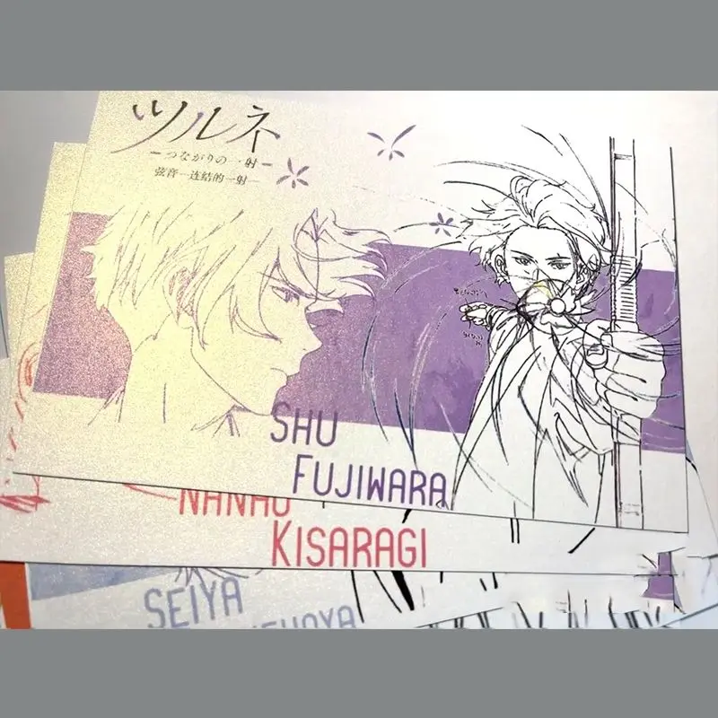 Закладка для карт Tsurune Takigawa Masaki, книжный зажим Pagination Mark Takehaya Seiya, коллекция карт, товары для аниме, канцелярские принадлежности, милый подарок Школьные принадлежности