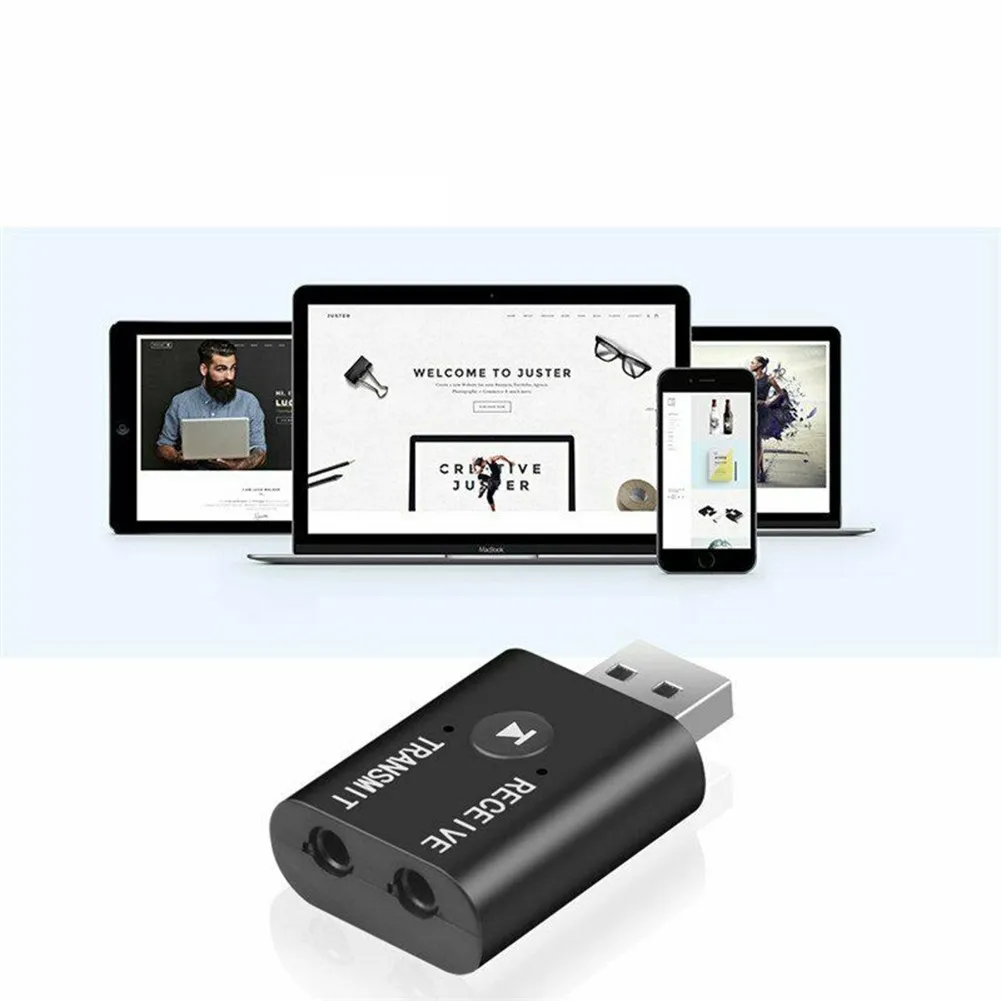 Bluetooth-Совместимость 5,0 передатчик приемник 2 в 1 беспроводной аудио 3,5 мм USB Aux адаптер замена автомобильные аксессуары (art.: 3920c45e71274) - 3920c45e71274