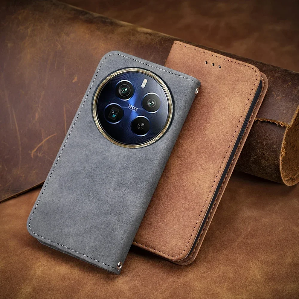 Фото Чехол-кошелек Pop Realme 14 Pro Plus 13 12 4G 5G для Realme 12 Pro Plus, кожаная книга, кожа Realmi 13 Pro + 14 T 14X 14T, откидная крышка F №2