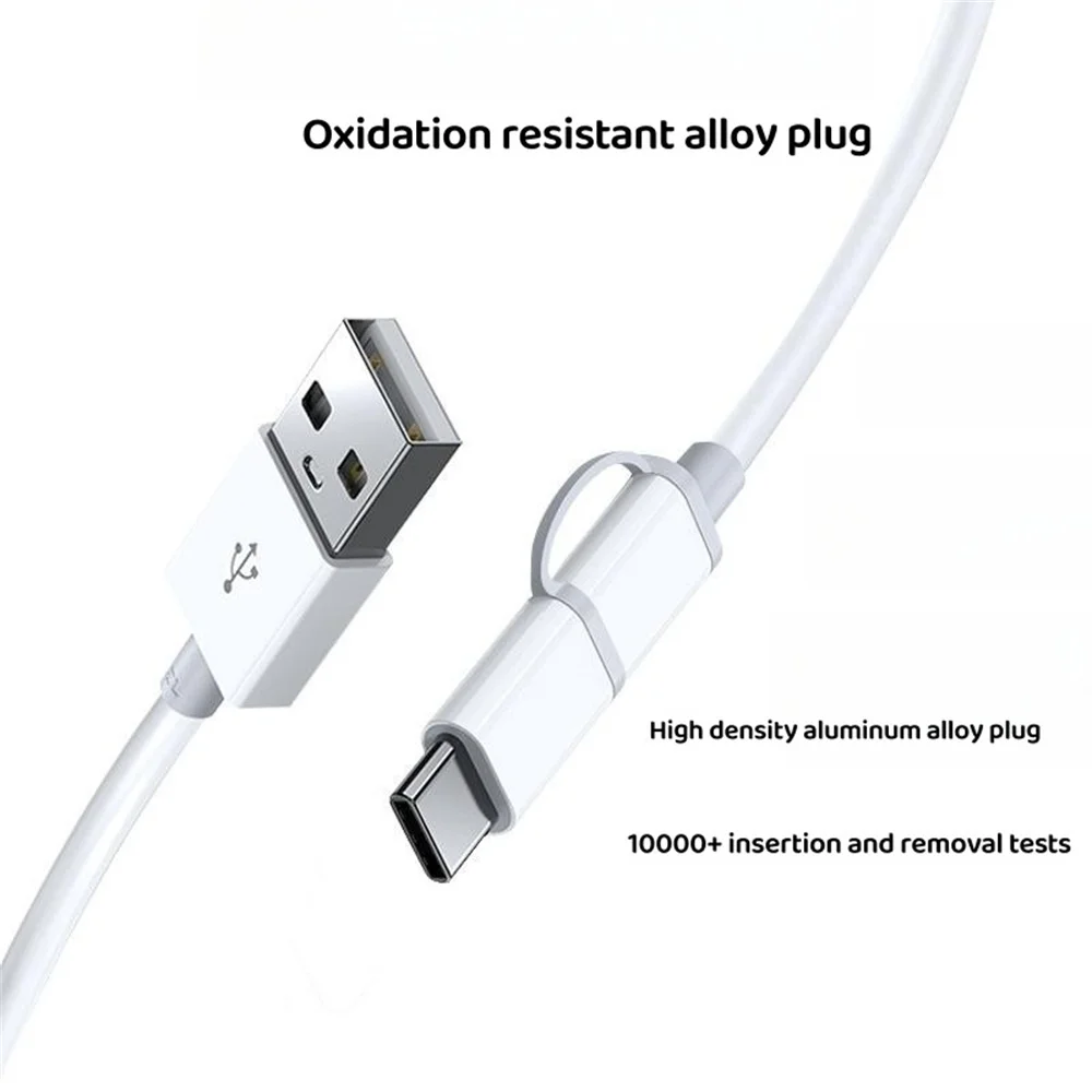 Maerknon USB Type-C Кабель 2-в-1 Быстрая зарядка Передача данных Прочный мощный кабель для Huawei Samsung Galaxy Note Meizu X... (art.: 3920c8c9ebc35) - 3920c8c9ebc35