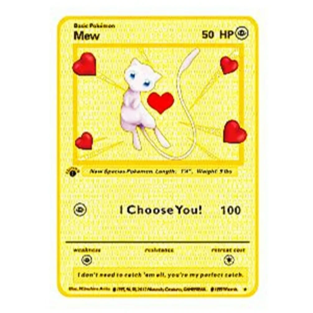 Фото Металлическая карта покемонов Золотые карты покемонов Love Pikachu I Choose You V Squirtle Vmax Vstar Аниме Игры Игральные карты Детские игрушки Подарок №2