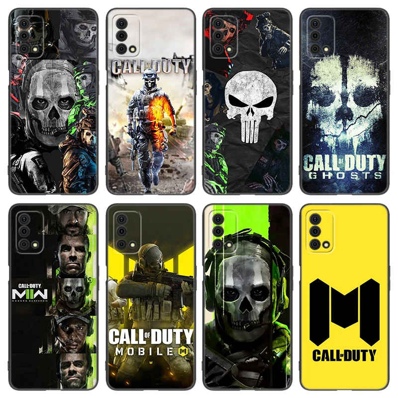 Черный чехол для телефона Game Call of Duty для Infinix Hot 50 Note Zero 30 40 50 Pro Smart 8 9 Tecno Camon 30 Spark 30C Go Чехол из ТПУ