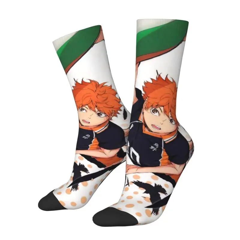 Носки-платье Haikyu Yu Nishinoya на заказ для мужчин и женщин, теплые модные новые носки в стиле аниме, манга, экипажа