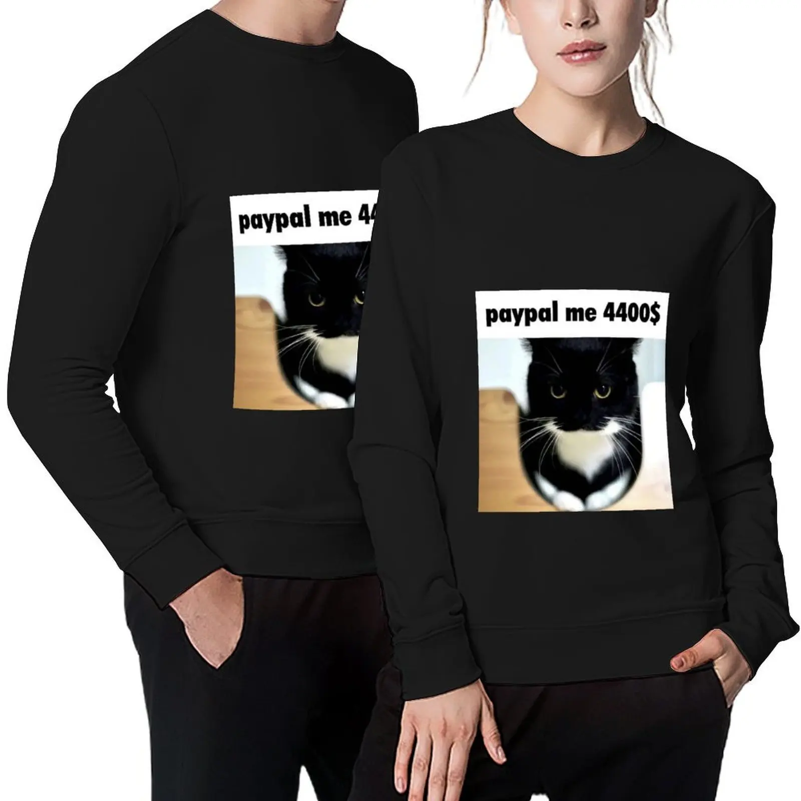 Unico Uni Funny cat мем пуловер зимняя одежда мужская толстовка модная мужская мужская одежда пуловер