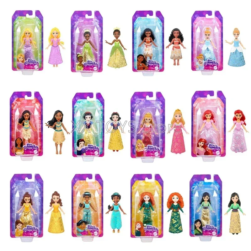 Disney Princess Core, маленькая модель серии Рапунцель Ариэль, Белоснежка, принцесса Белль, подвижная совместная модель, коллекционные украшения, подарки
