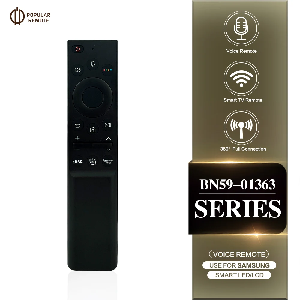 Женский голосовой пульт дистанционного управления для Samsung Smart TV NEO QLED/QLED серии совместим с QN43LS03AAFXZA QN55LS03AAFXZA