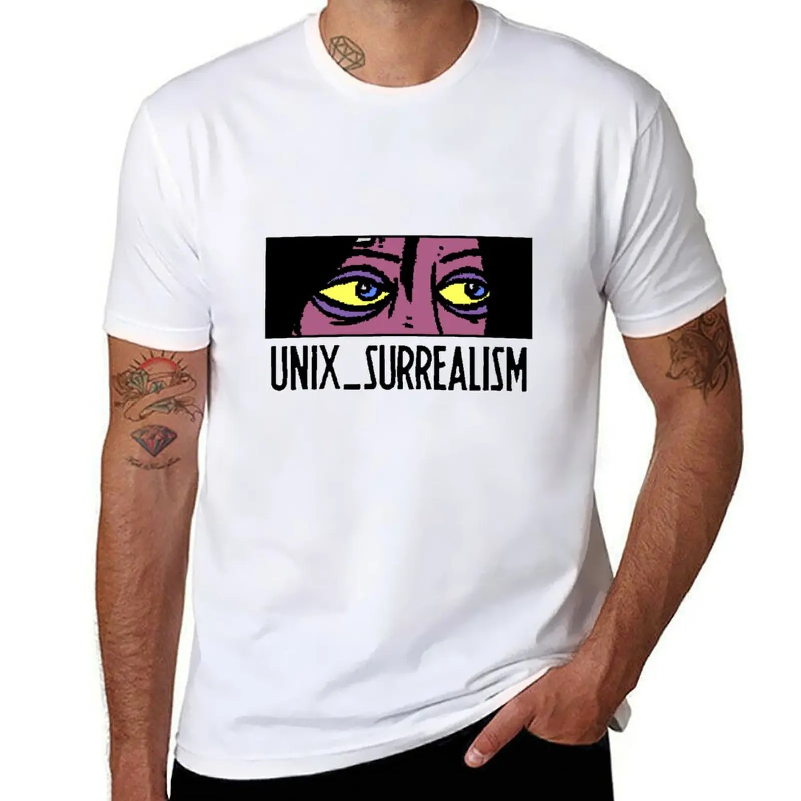 Techno-Mage in unix_surrealism hi-tech lowres модная футболка футболки дизайнерские мужские футболки высокого качества футболка люксового бренда