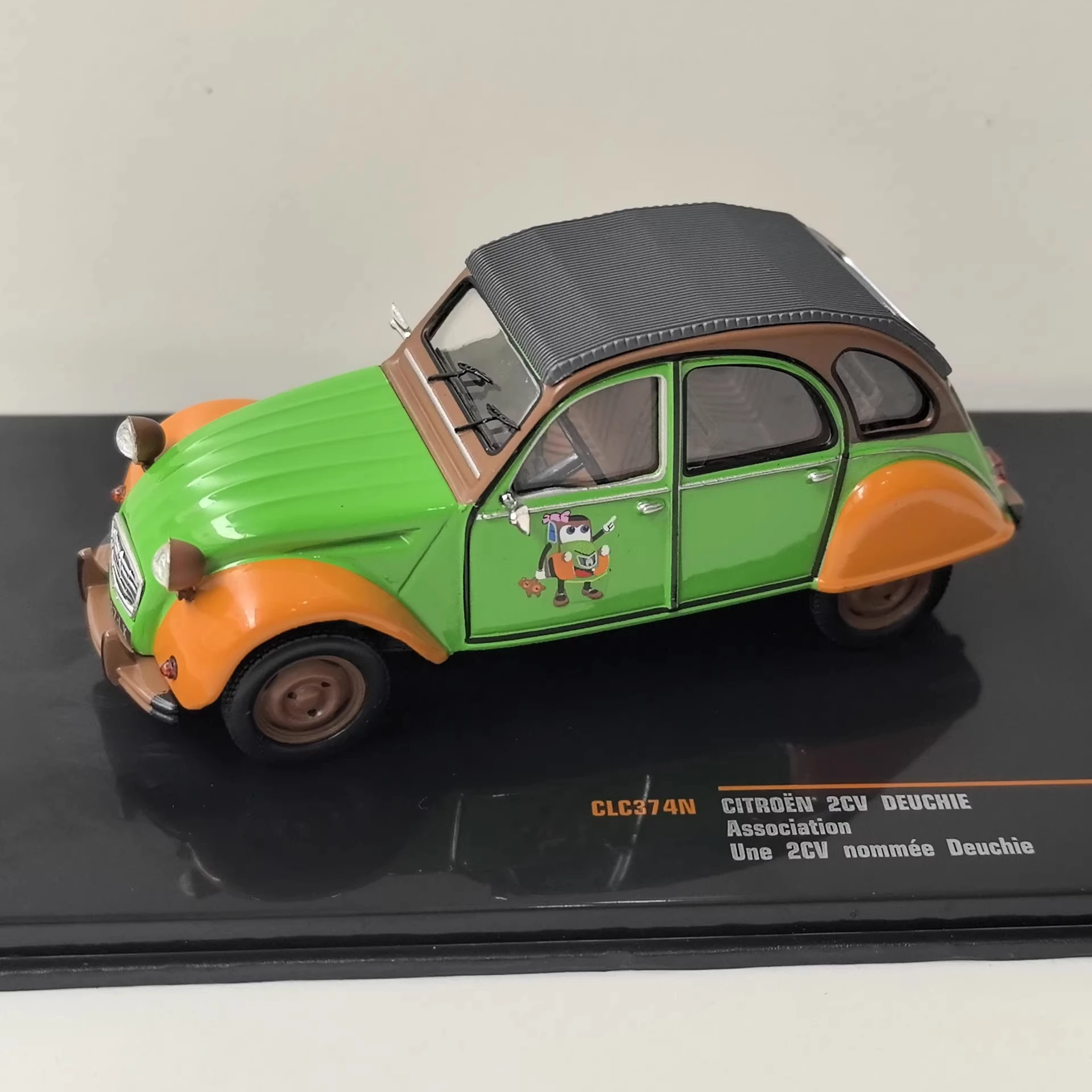 Литой под давлением IXO масштаб 1:43 CITROEN 2CV DEUCHIE модель автомобиля из сплава Коллекционная игрушка в подарок сувенир дисплей орнамент